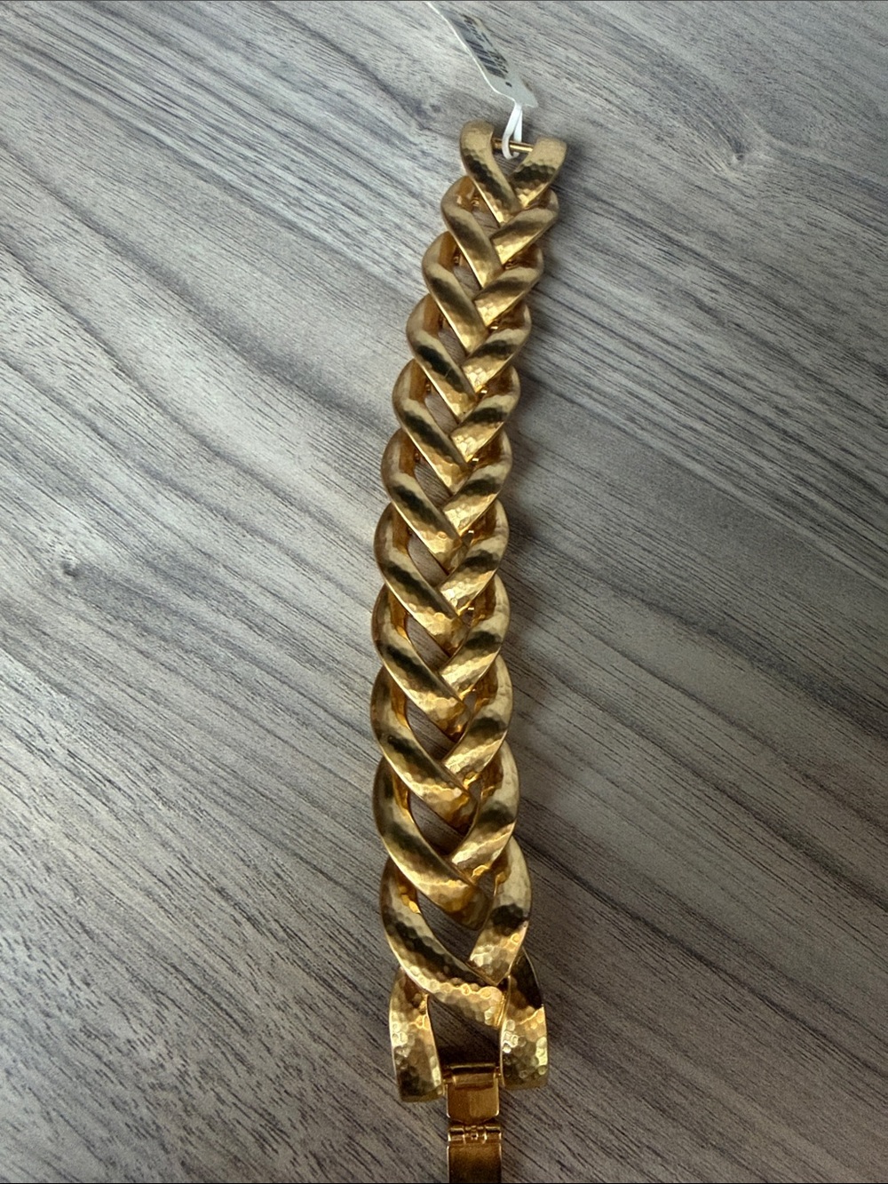 Brighton Gold Braided Link Bracelet